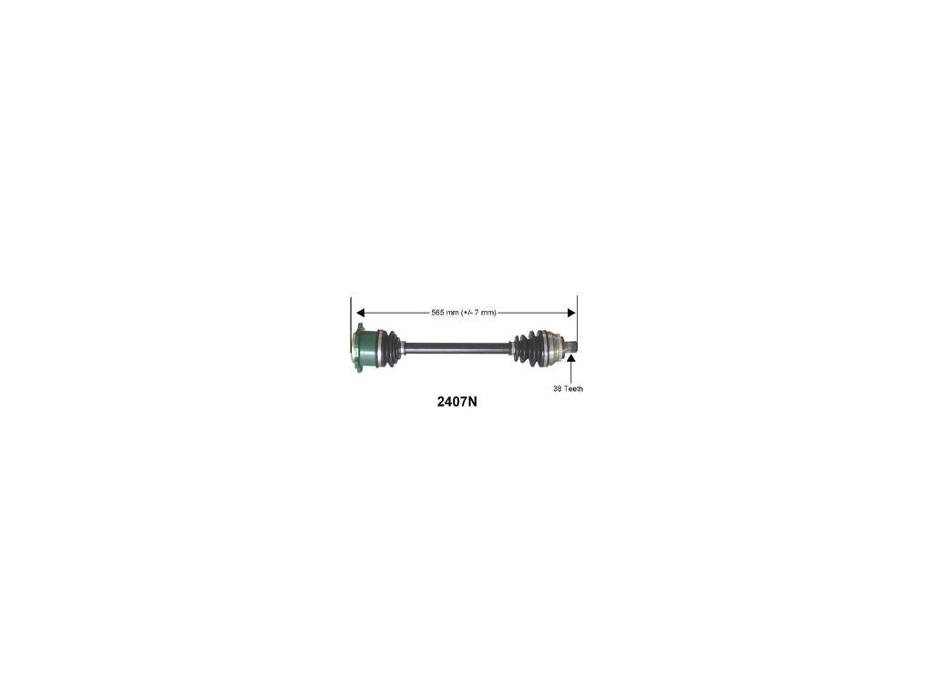1995-1997 Audi A6 CV Axle Assembly - Front Left (Autopart International)