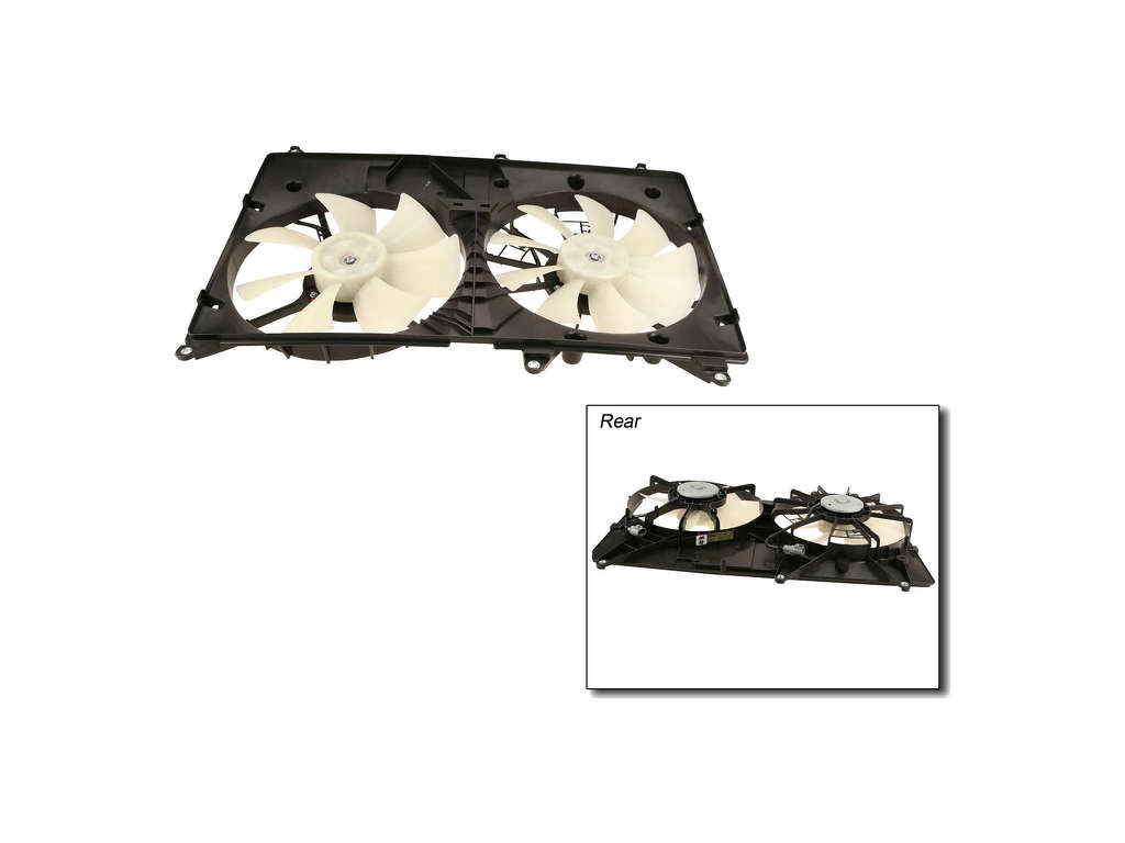 1995-1996 Jeep Cherokee Engine Cooling Fan Assembly (Dorman)