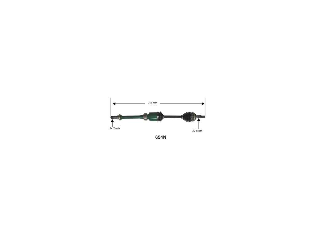 2002-2003 Toyota Solara CV Axle Assembly - Front Right (Autopart International)