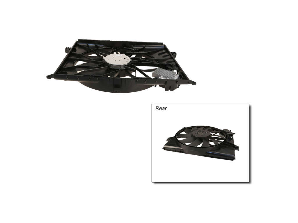 2010-2011 Mercedes-Benz ML350 Engine Cooling Fan Assembly (ACM)