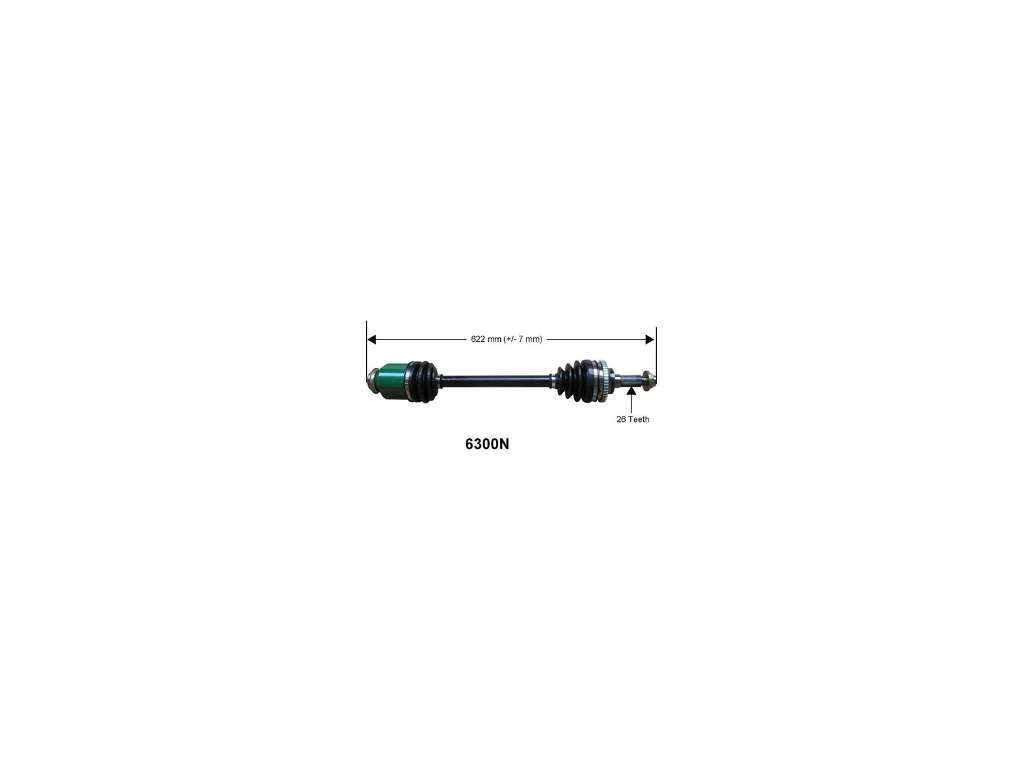 1996-1998 Mazda Protege CV Axle Assembly - Front Right (Autopart International)