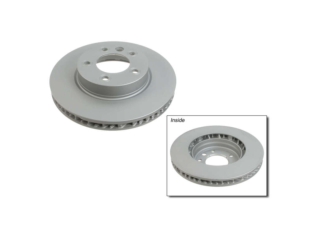 2004-2010 Porsche Cayenne Disc Brake Rotor - Front Left (Zimmermann Coated)