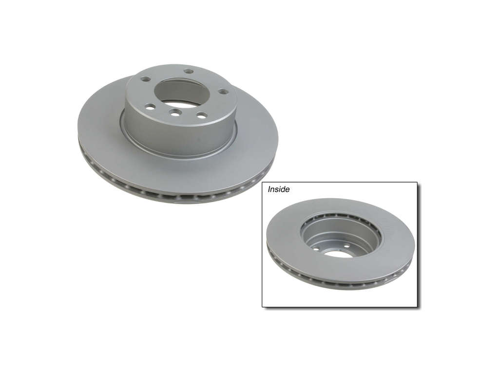 1997-2000 BMW 528i Disc Brake Rotor - Front (Zimmermann Coated)