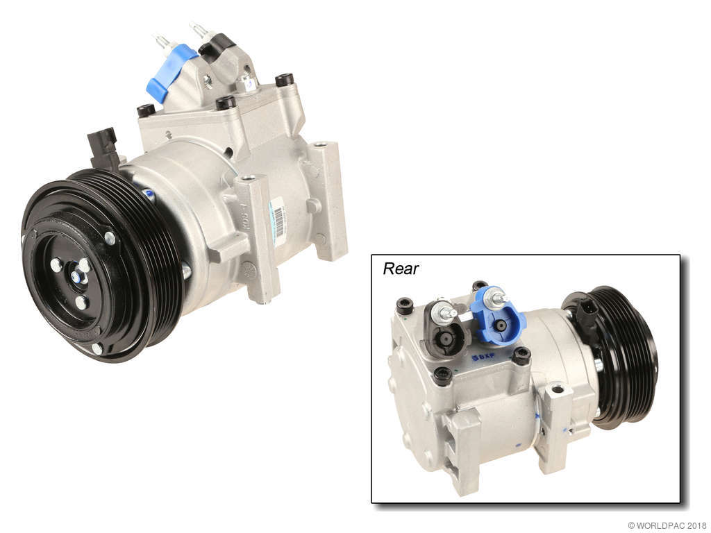 2011-2013 Ford Fiesta A/C Compressor (Motorcraft)