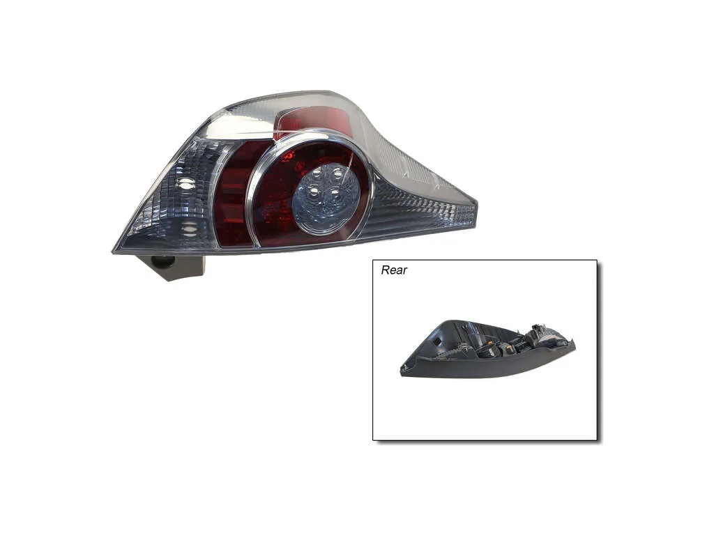 2012-2014 Toyota Prius C Tail Light Lens - Left (Genuine)