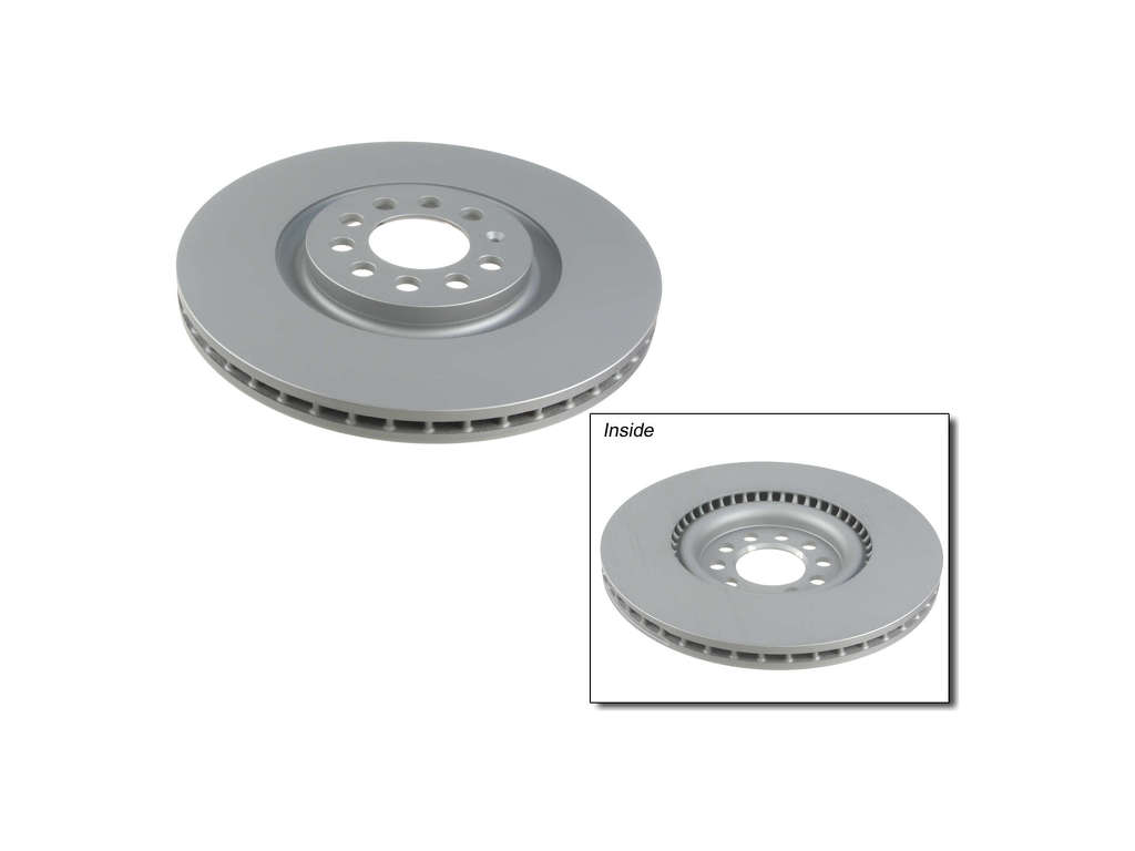 2002-2005 Volkswagen Jetta Disc Brake Rotor - Front (Zimmermann Coated)