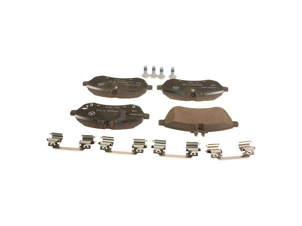 2008-2012 Mercedes-Benz C300 Disc Brake Pad Set - Front (Genuine)