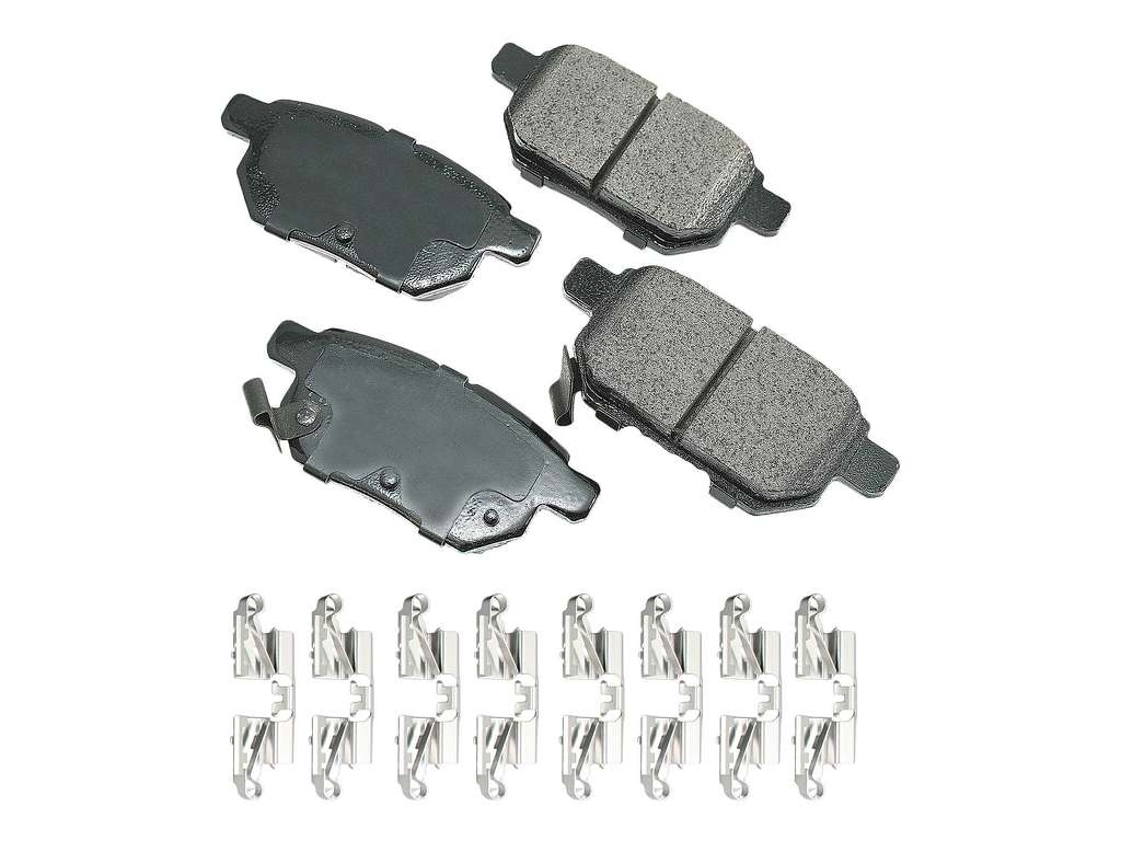 2012-2019 Toyota Yaris Disc Brake Pad Set - Rear (Akebono)