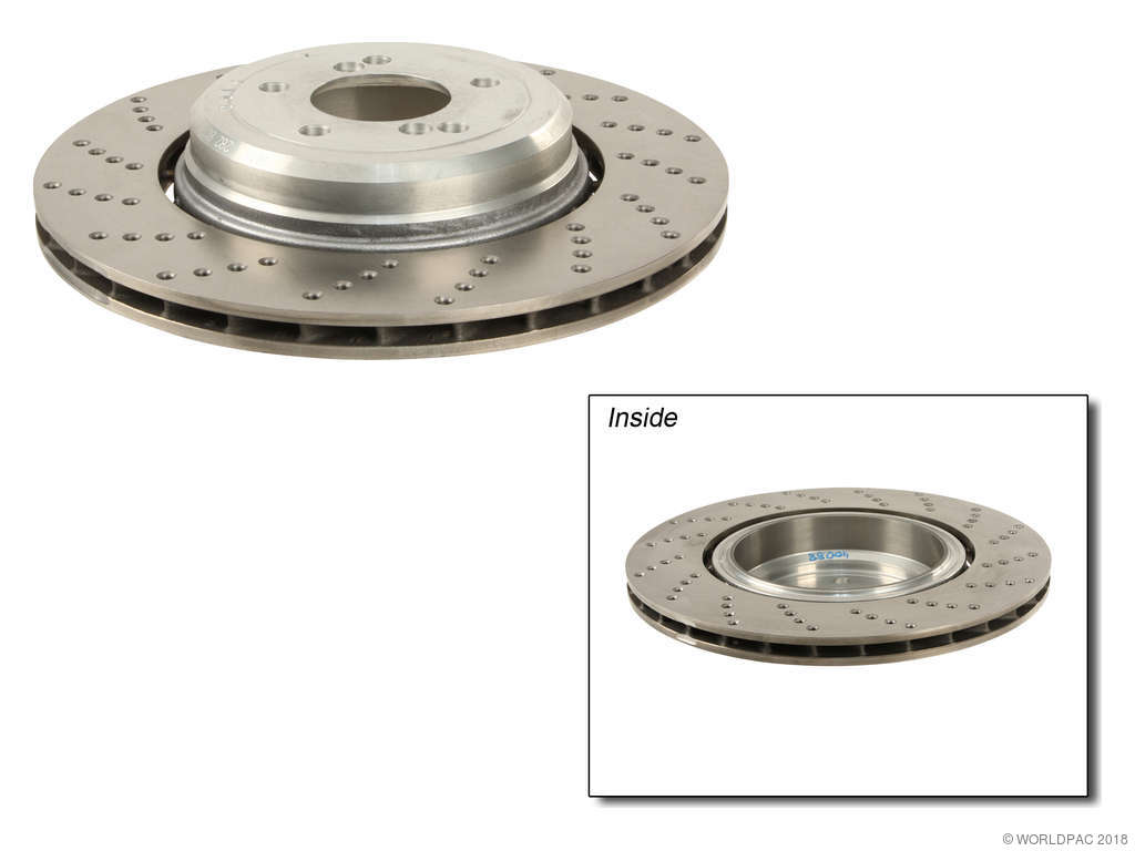 2006-2010 BMW M5 Disc Brake Rotor - Rear Left (OEQ)