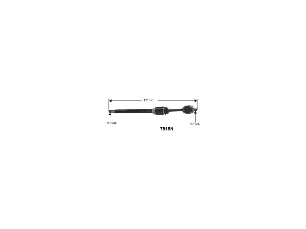 2001-2007 Volvo V70 CV Axle Assembly - Front Right (Autopart International)