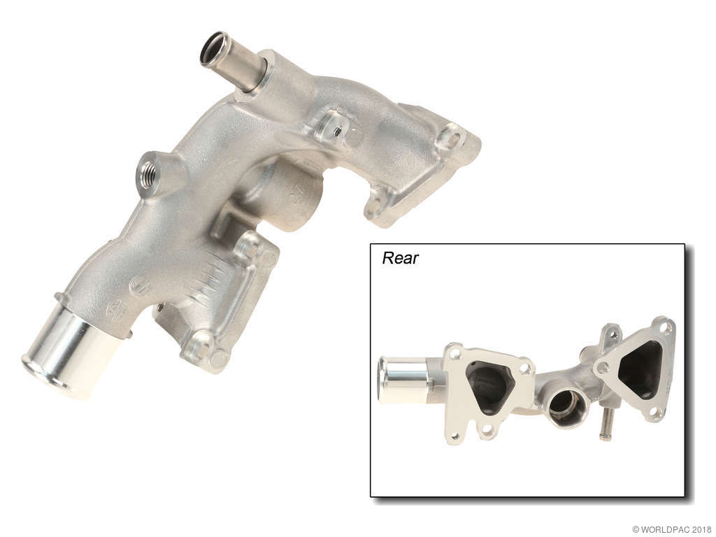 2007-2009 Lexus RX350 Engine Coolant Water Outlet Housing Kit (Genuine)
