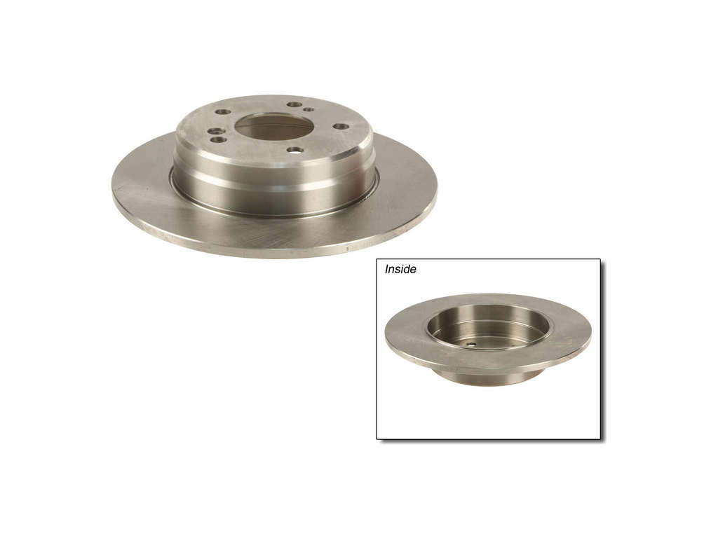 1996-2000 Mercedes-Benz C280 Disc Brake Rotor - Rear (Zimmermann Coated)