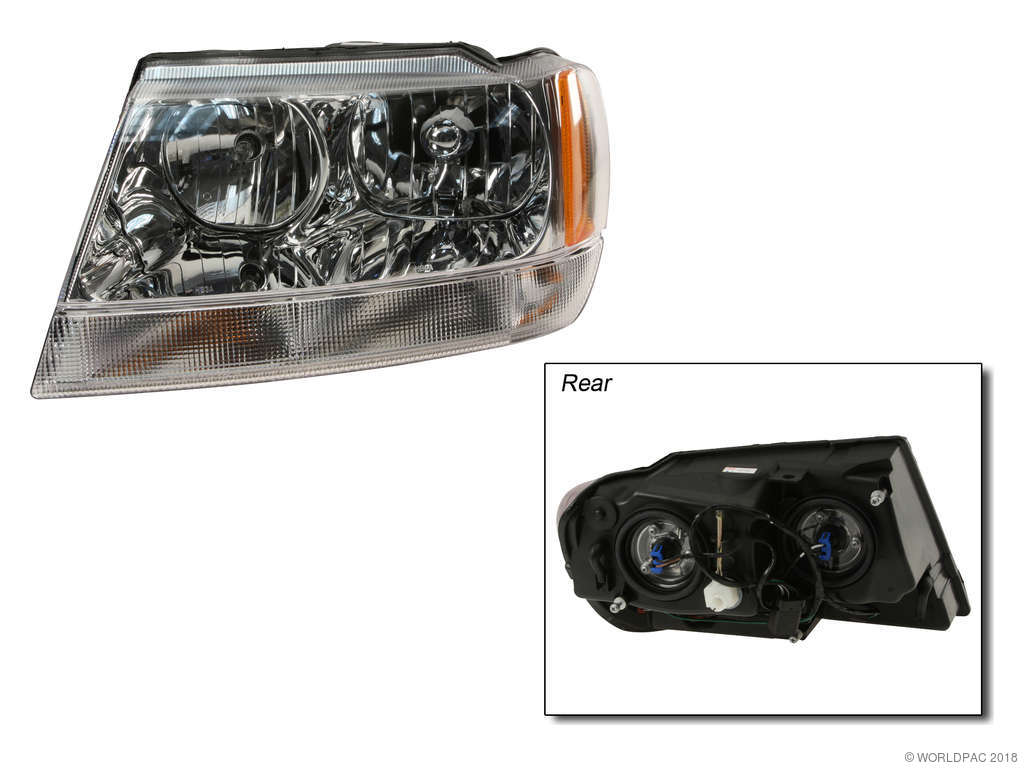1999-2004 Jeep Grand Cherokee Headlight Assembly - Left (VAIP - Vision Lighting)