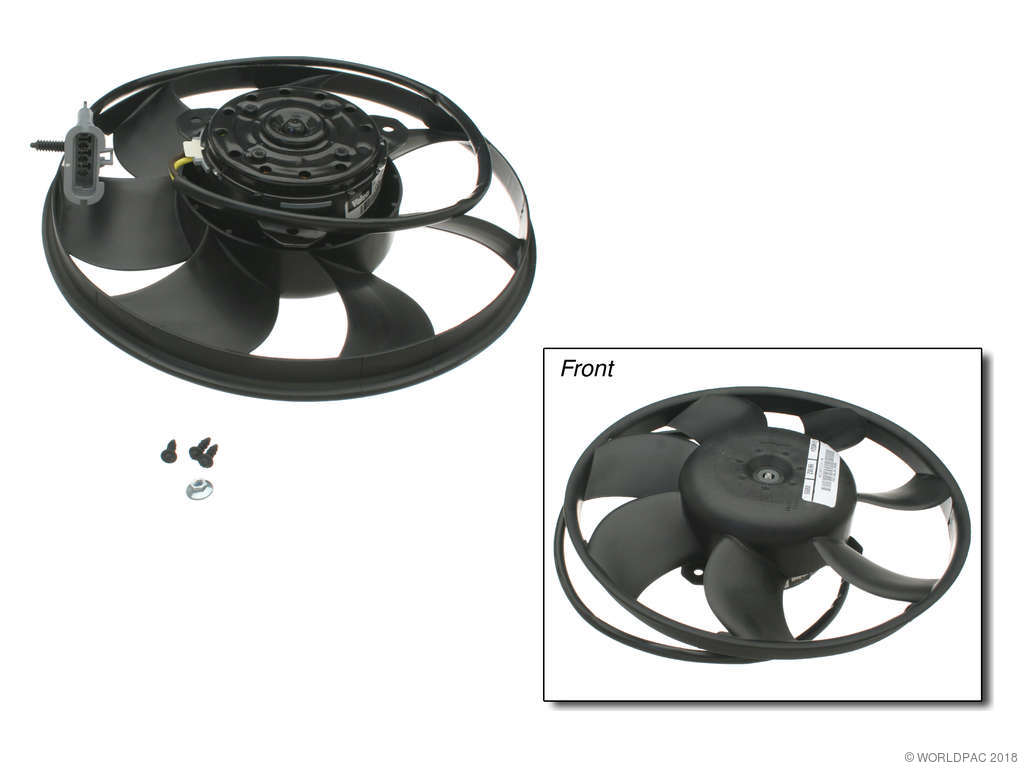2003-2005 Mercedes-Benz ML350 A/C Condenser Fan Assembly (Valeo)