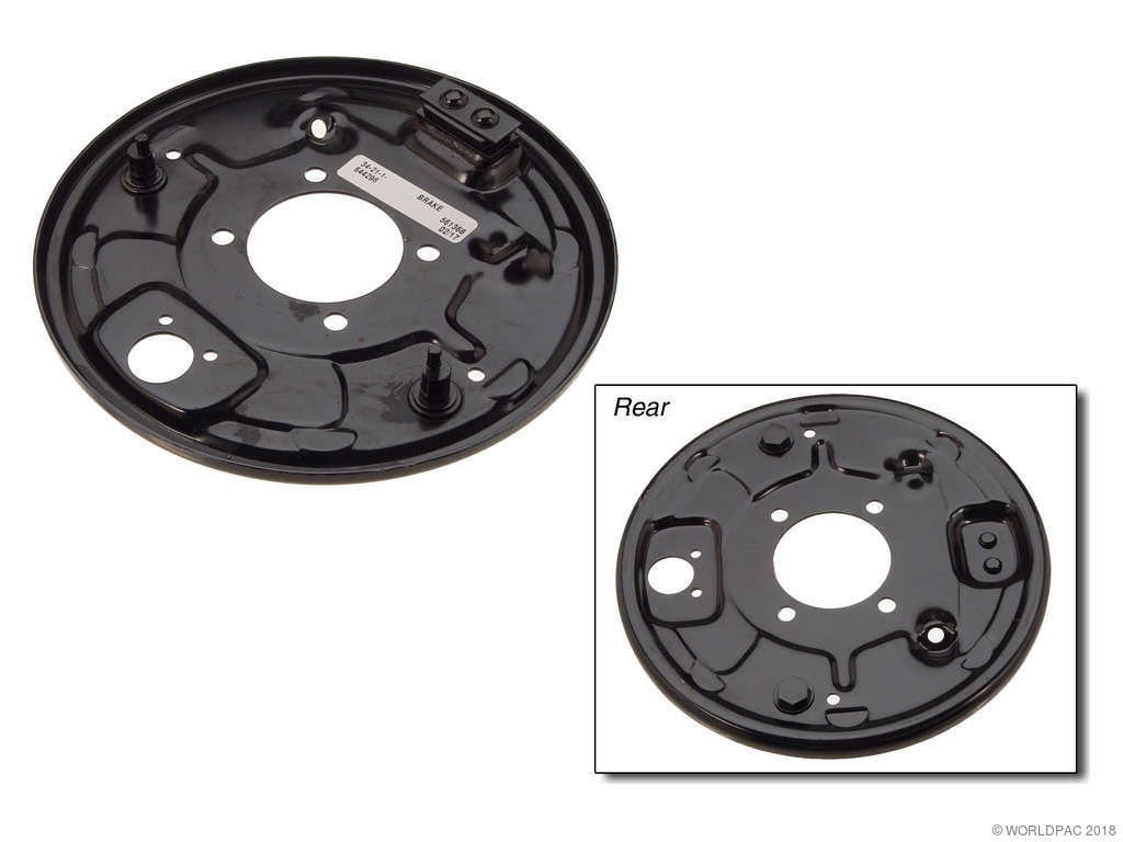1978-1983 BMW 320i Brake Backing Plate - Rear Right (Genuine)
