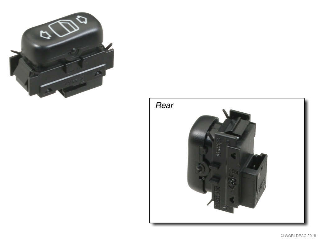 1994-2000 Mercedes-Benz C280 Door Window Switch - Rear Left or Rear Right (Genuine)