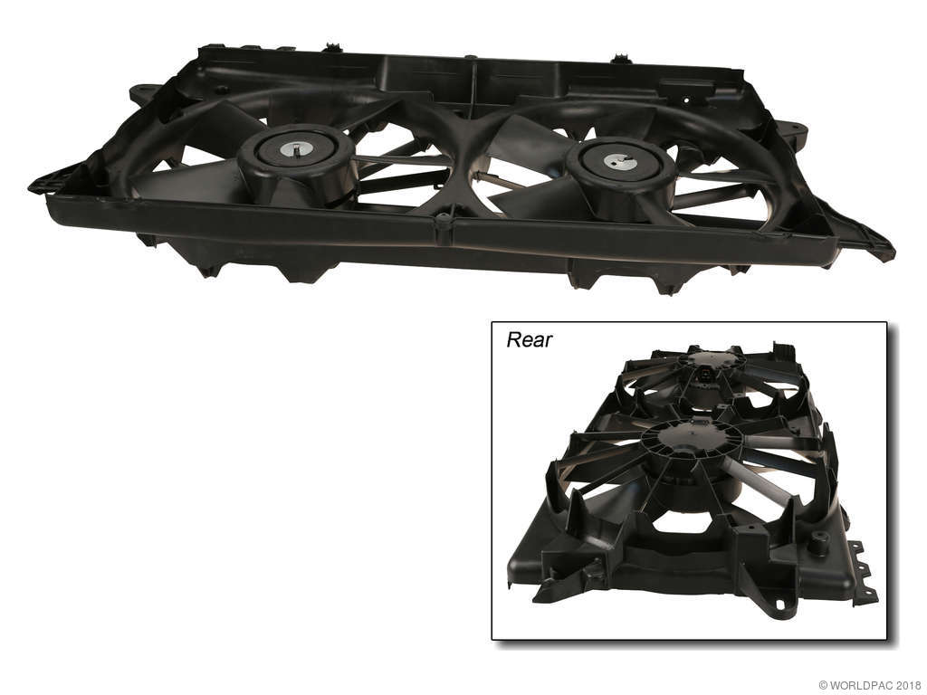 2010-2014 Lincoln Navigator Engine Cooling Fan Assembly (Motorcraft)