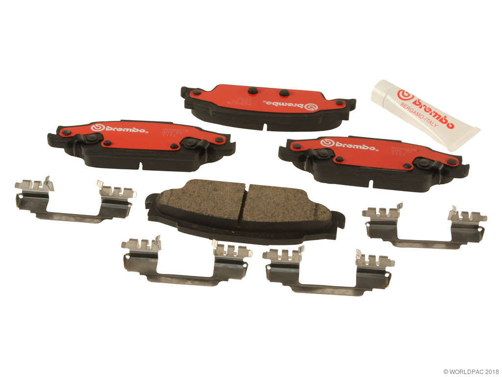 2005-2011 Cadillac STS Disc Brake Pad Set - Rear (Brembo)