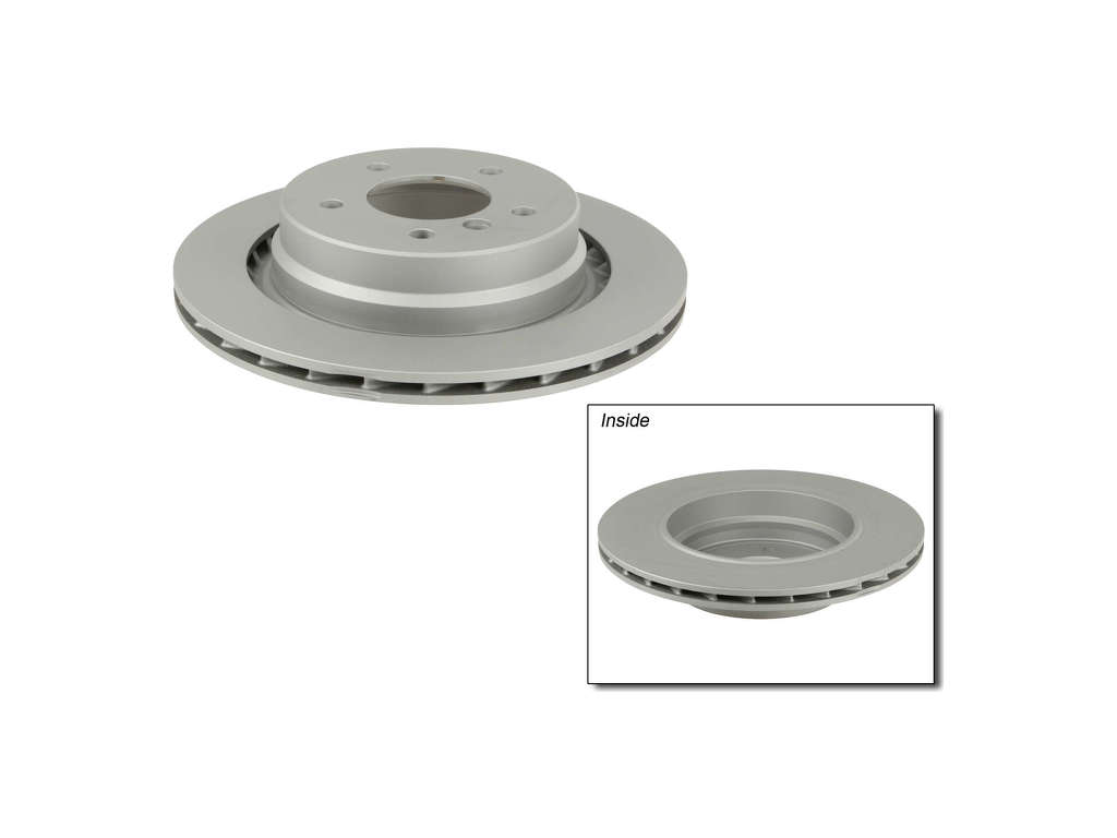 1998-2002 BMW Z3 Disc Brake Rotor - Rear Left (Zimmermann Coated)