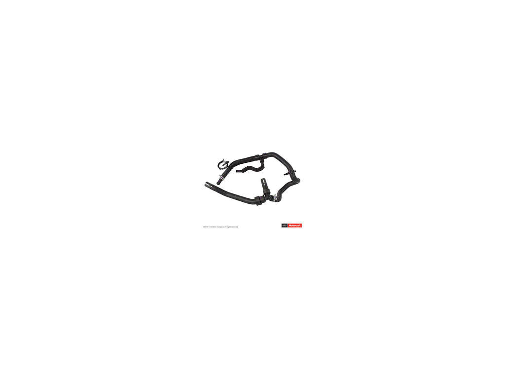 2013-2020 Ford Fusion Engine Coolant Reservoir Hose - Lower (Motorcraft)