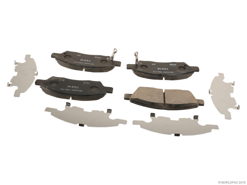 2014-2019 Nissan Versa Note Disc Brake Pad Set - Front (Hitachi)