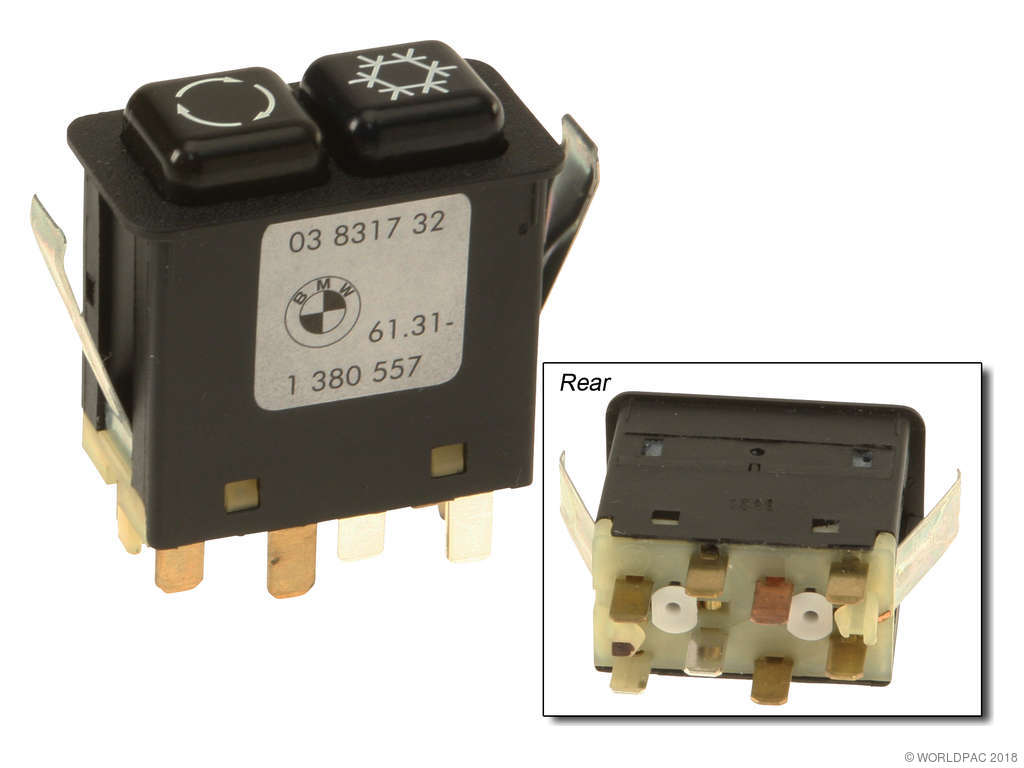 1988-1991 BMW M3 A/C Control Switch (Genuine)