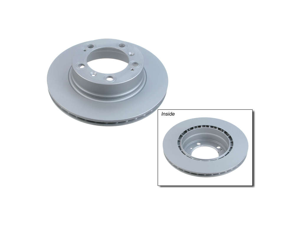 1997-2004 Porsche Boxster Disc Brake Rotor Set - Rear (Zimmermann Coated)