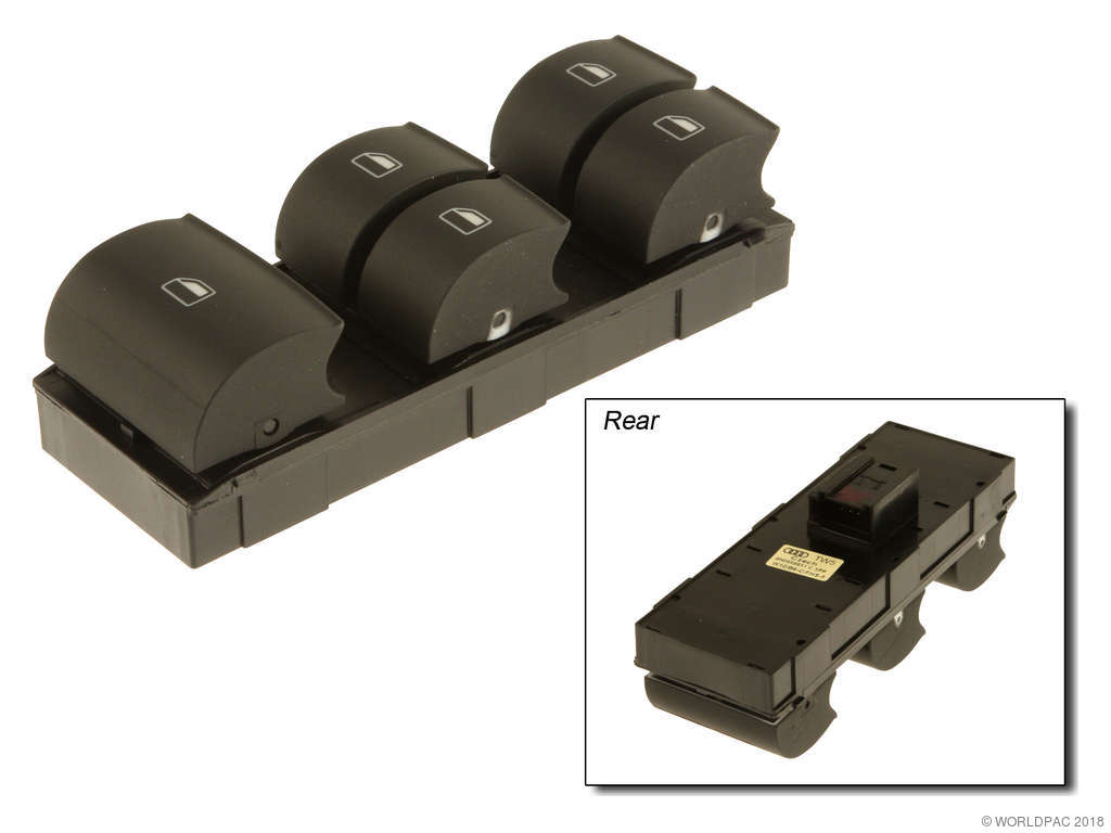 2003-2009 Audi A4 Door Window Switch - Front Left (Genuine)