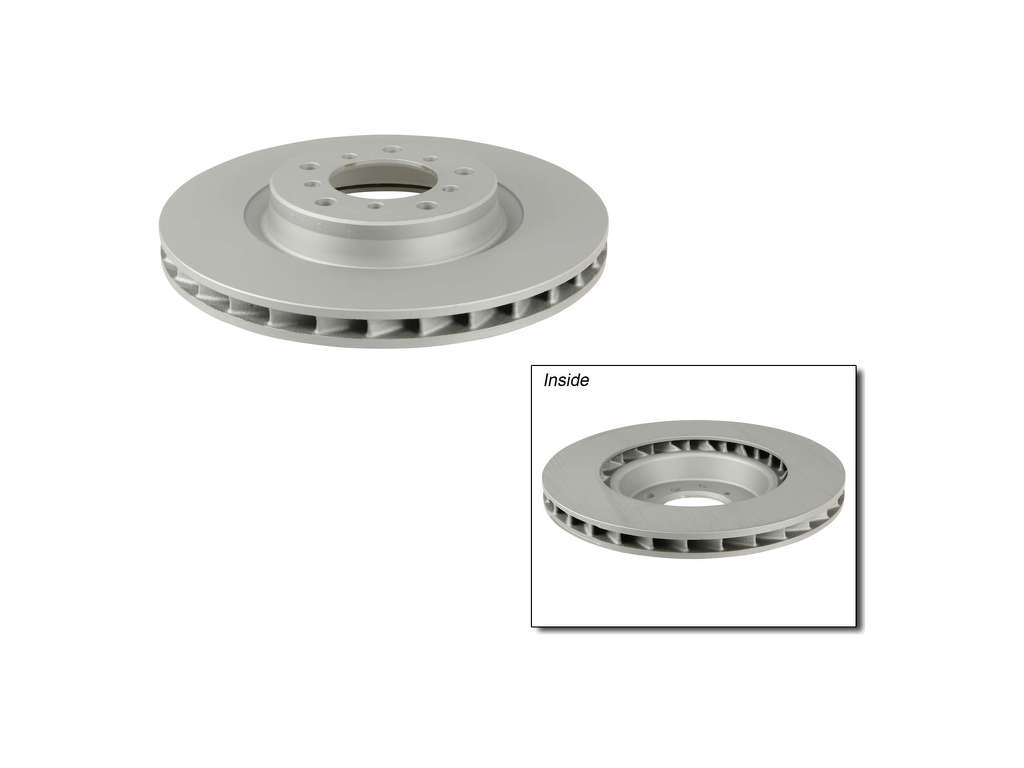 2001-2006 BMW M3 Disc Brake Rotor - Front Left (Zimmermann Coated)