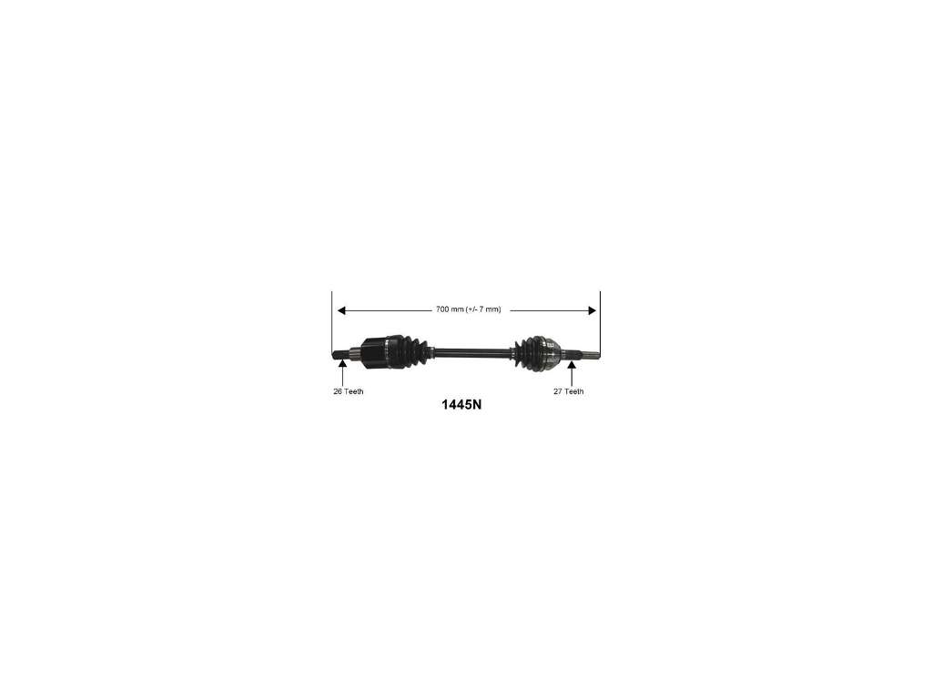 2002-2009 GMC Envoy CV Axle Assembly - Front (Autopart International)