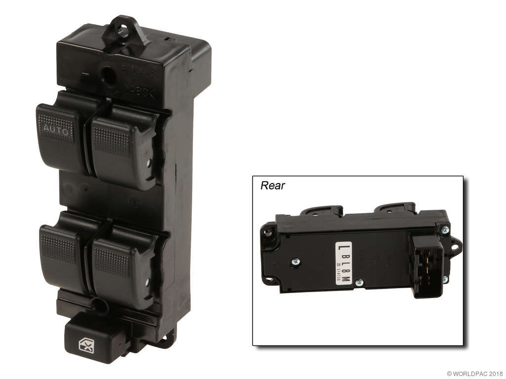 2001-2003 Mazda Protege Door Window Switch - Front Left (Genuine)