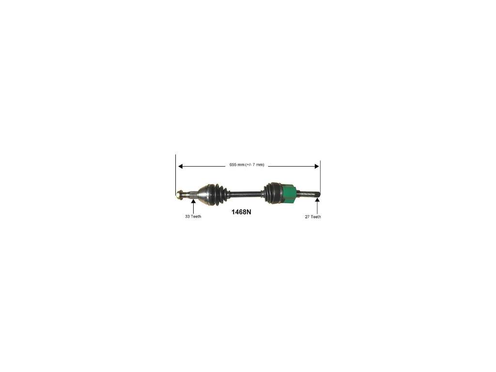 2001-2005 Pontiac Aztek CV Axle Assembly - Front (Autopart International)