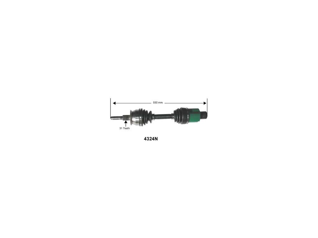 2001-2003 Dodge Durango CV Axle Assembly - Front (Autopart International)
