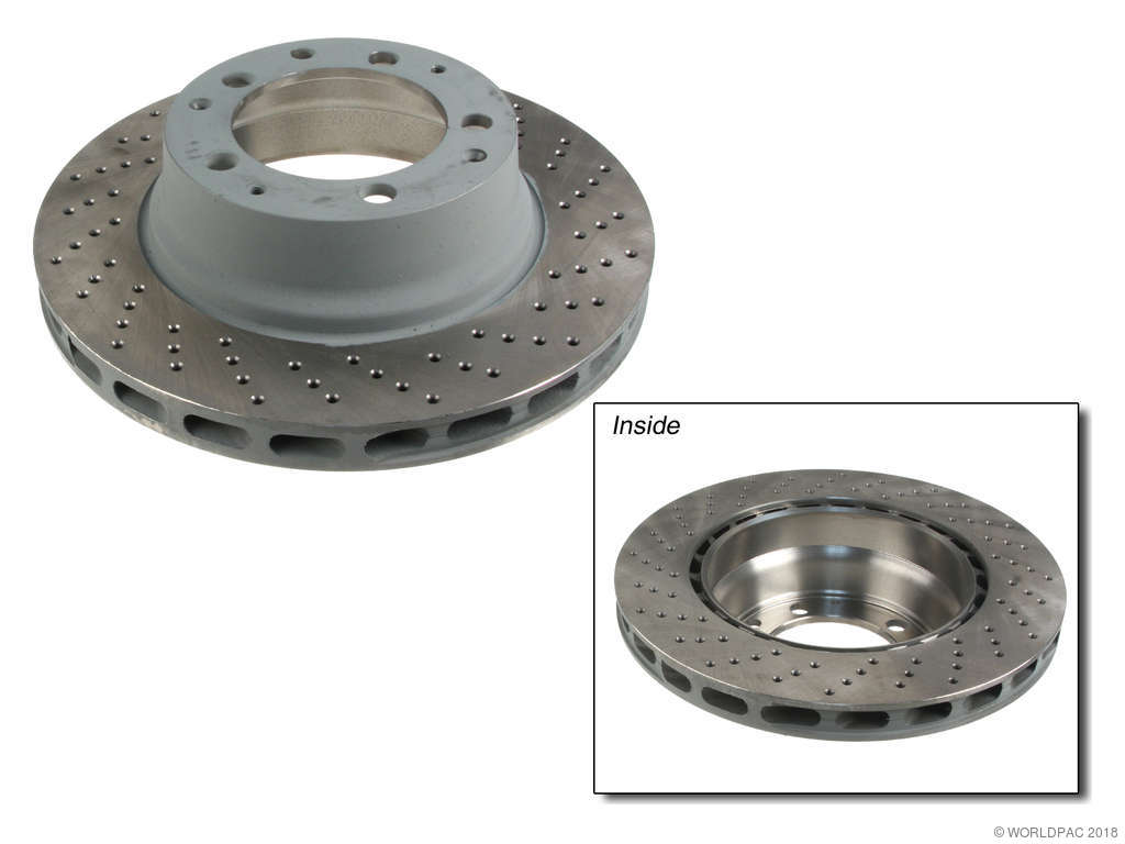 1981-1989 Porsche 911 Disc Brake Rotor - Rear Right (Sebro)