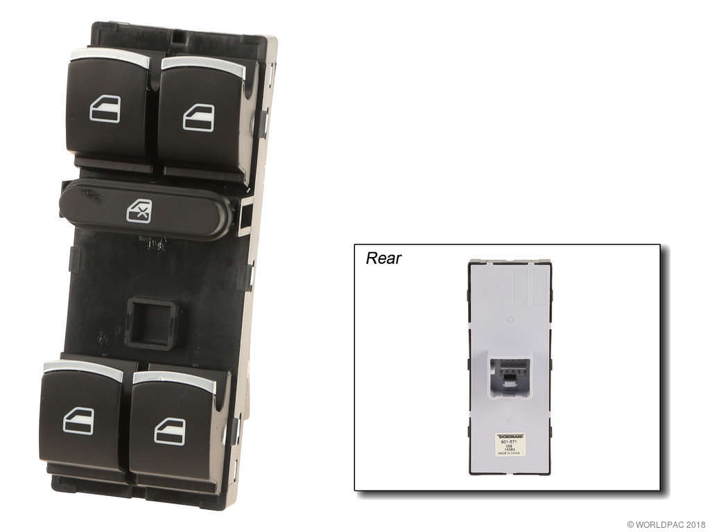 2013-2017 Volkswagen CC Door Window Switch - Front Left (Vemo)