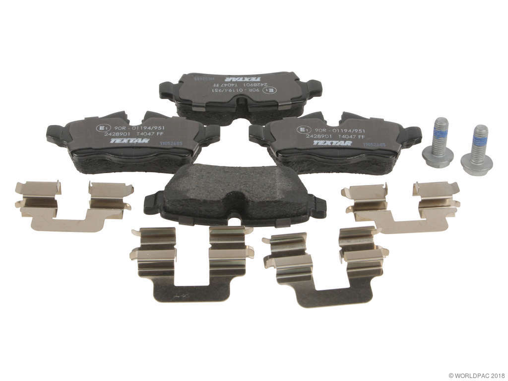 2007-2015 Mini Cooper Disc Brake Pad Set - Rear (Textar)