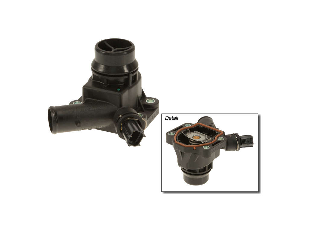 2007-2015 Volvo S80 Engine Coolant Thermostat / Water Outlet Assembly (Professional Parts Sweden)