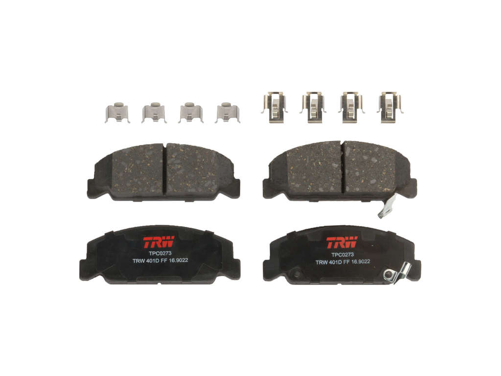 1993-2000 Honda Civic Disc Brake Pad Set - Front (TRW)