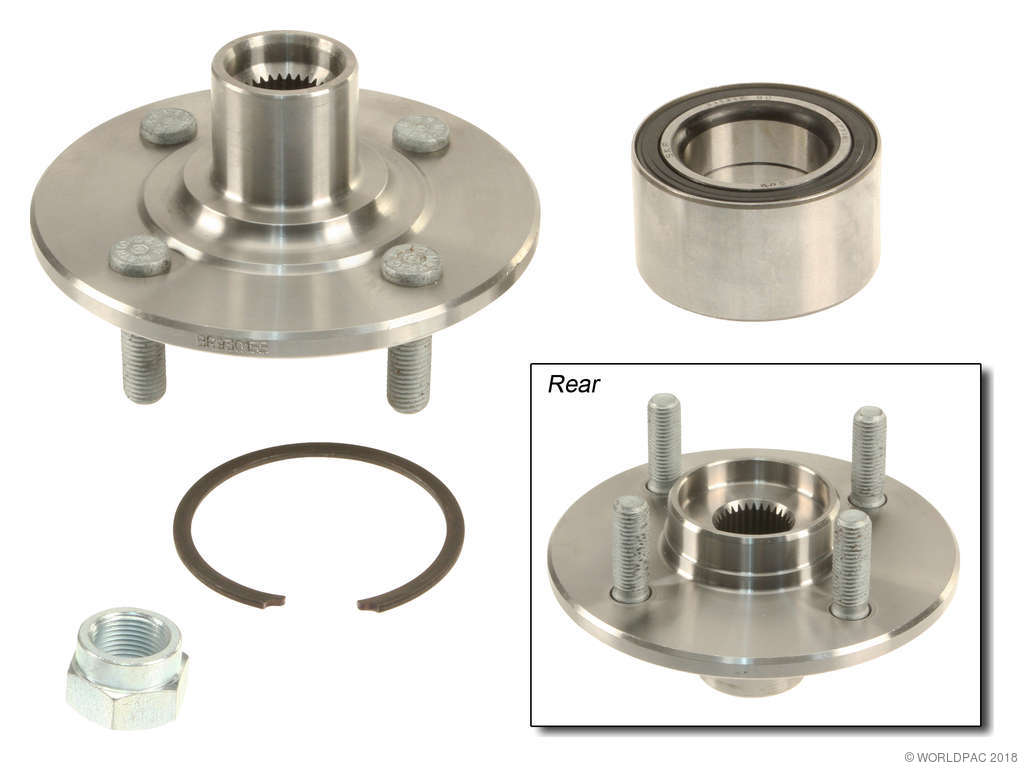 1991-1993 Saturn SL1 Wheel Bearing and Hub Assembly - Front (SKF)