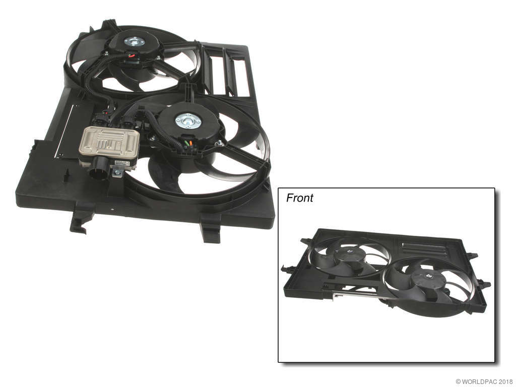 2002-2008 Jaguar X-Type Engine Cooling Fan Assembly (Genuine)