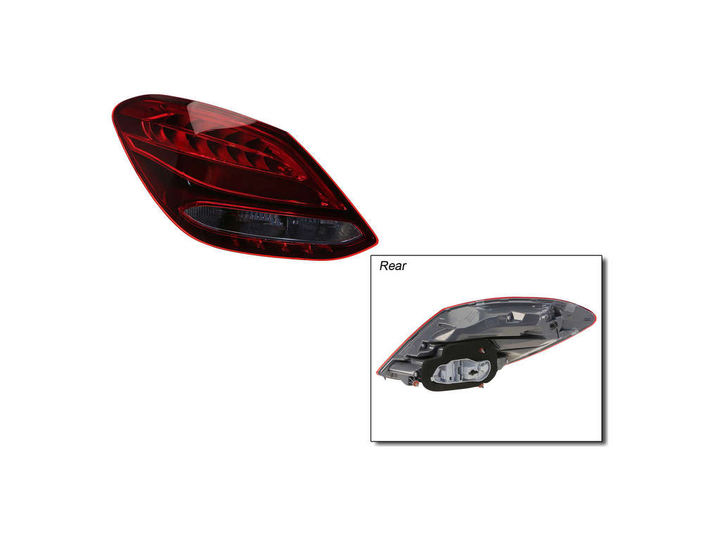 2015-2022 Mercedes-Benz C300 Tail Light Assembly - Left (ULO)