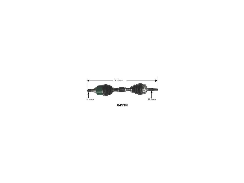 1989-1994 Nissan Maxima CV Axle Assembly - Front Left (Autopart International)