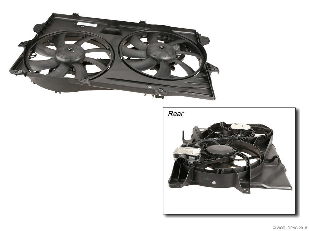 2016 Lincoln MKX Engine Cooling Fan Assembly (Motorcraft)