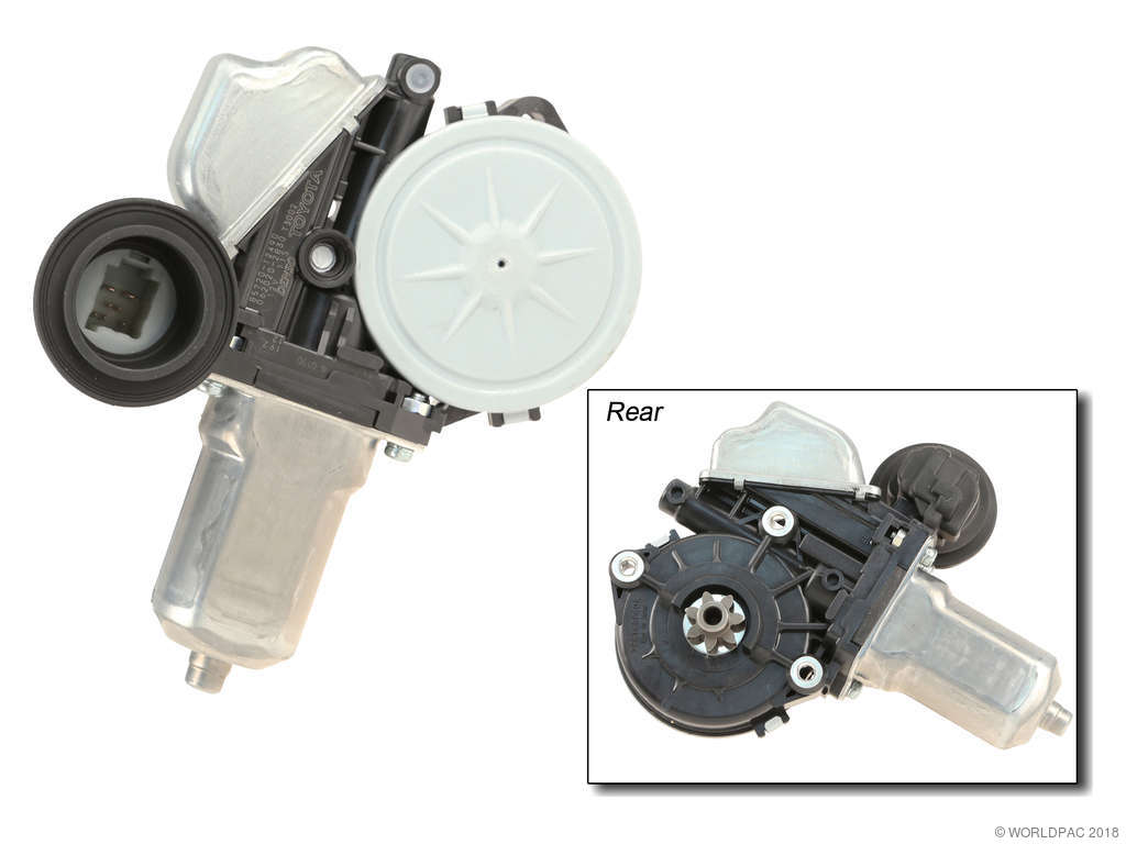 2010-2012 Toyota Prius Power Window Motor - Front Left (Genuine)
