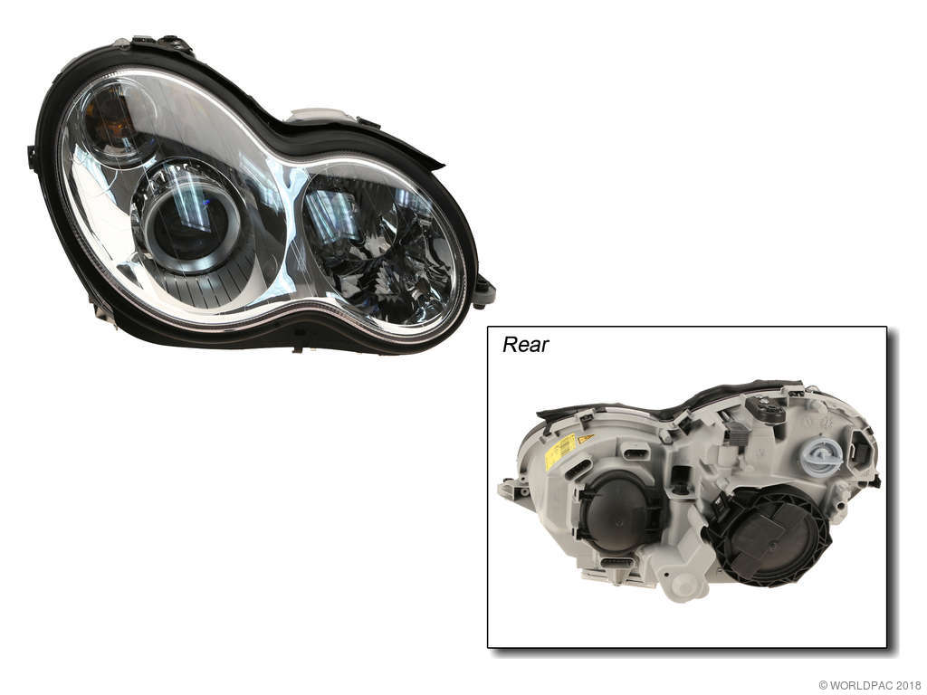 2006-2007 Mercedes-Benz C280 Headlight Assembly - Right (Magneti Marelli)