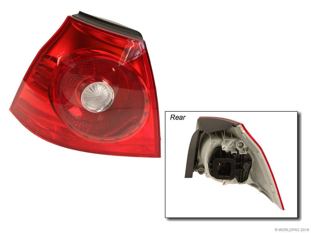 2006-2009 Volkswagen GTI Tail Light Assembly - Left Outer (Magneti Marelli)