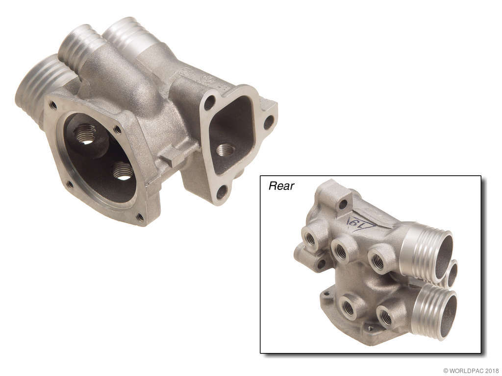 1979-1981 BMW 528i Engine Coolant Thermostat Housing (Genuine)