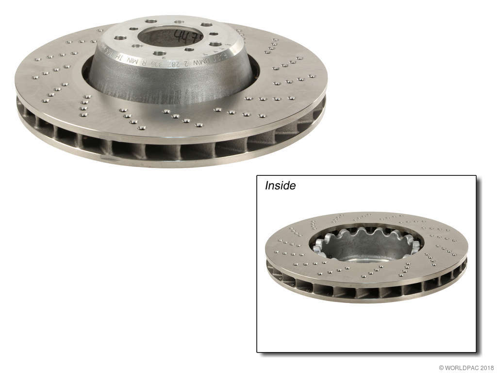 2006-2010 BMW M5 Disc Brake Rotor - Front Right (OEQ)