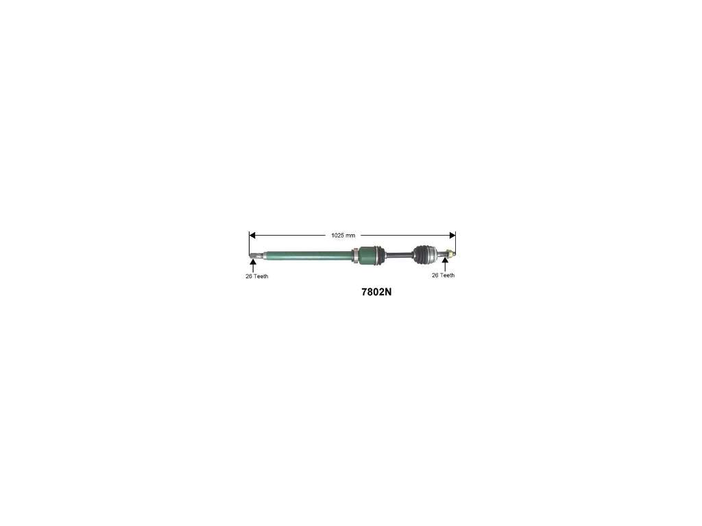 1998 Volvo V70 CV Axle Assembly - Front Right (Autopart International)