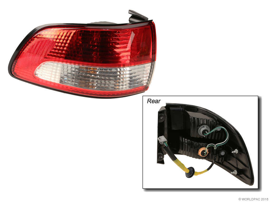 2001-2003 Toyota Sienna Tail Light Assembly - Left Outer (Genuine)